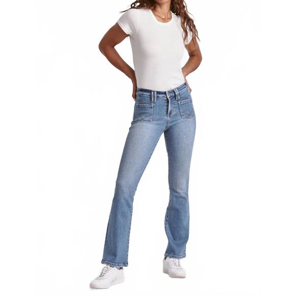 NEW DEAR JOHN DENIM jaxtyn high rise bootcut jeans in loiusiana - Picture 4 of 4